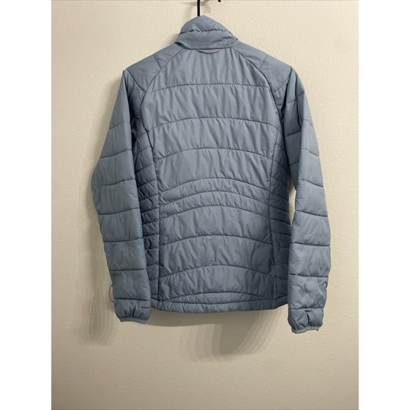 Columbia Puffer Jacket Womens Small Blue Full Zip Mock Neck Thermal Insulation - Picture 4 of 6